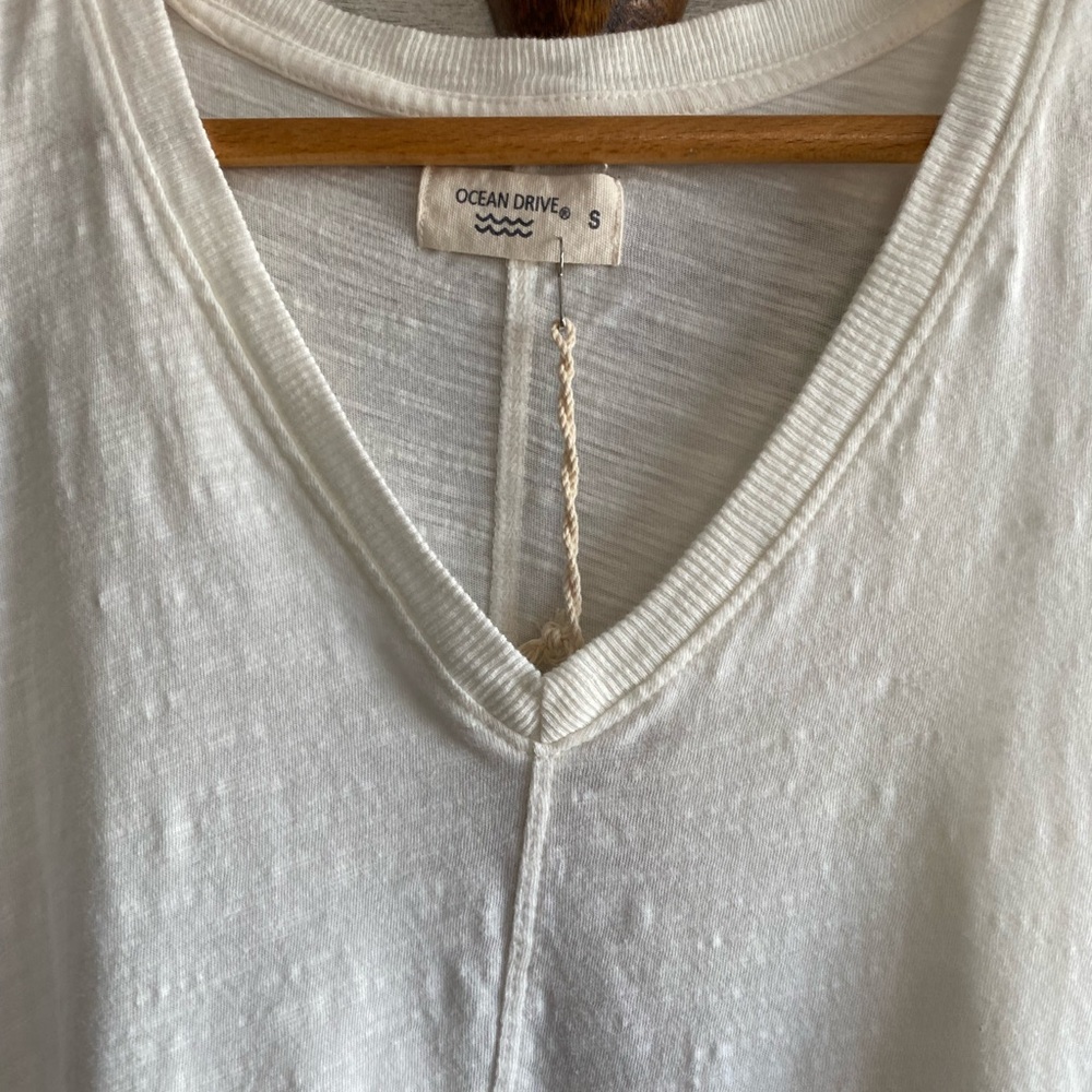 V-neck Cotton Maxi shirt dress - Picture 7 of 10